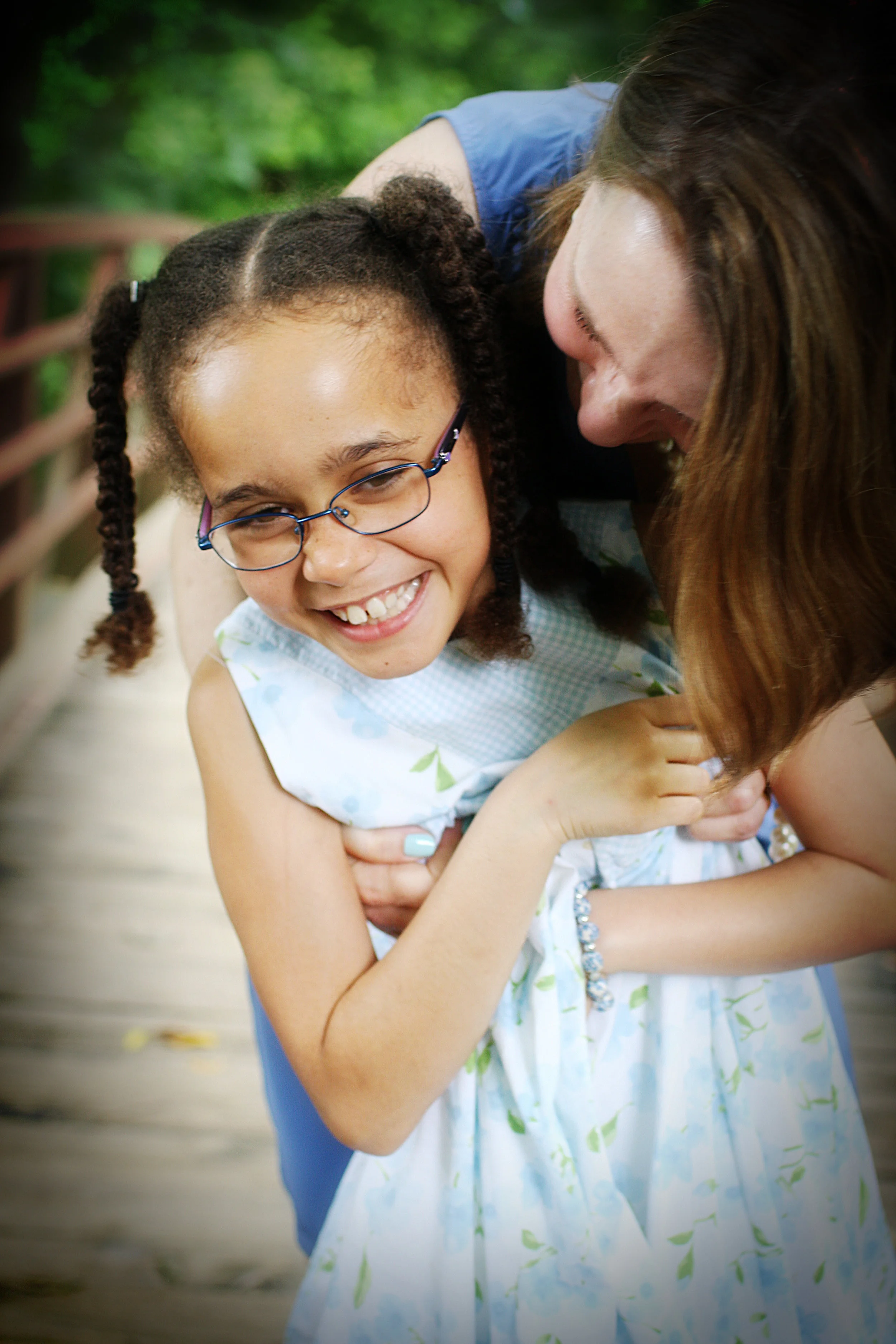 Emma e a filha Alice, de 11 anos. (Arquivo pessoal)