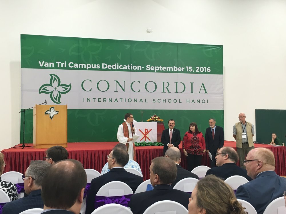  Dedication of new campus at Concordia International School Hanoi 