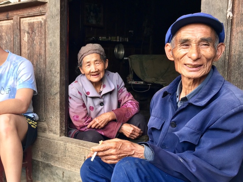 A lovely older couple we visited during a service trip in Yunnan 