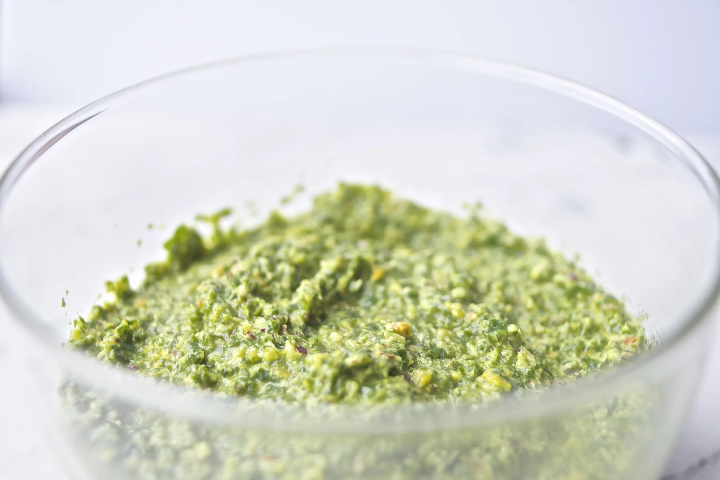 pesto vinaigrette