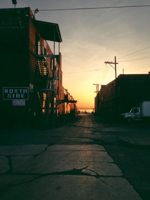 sunset walk