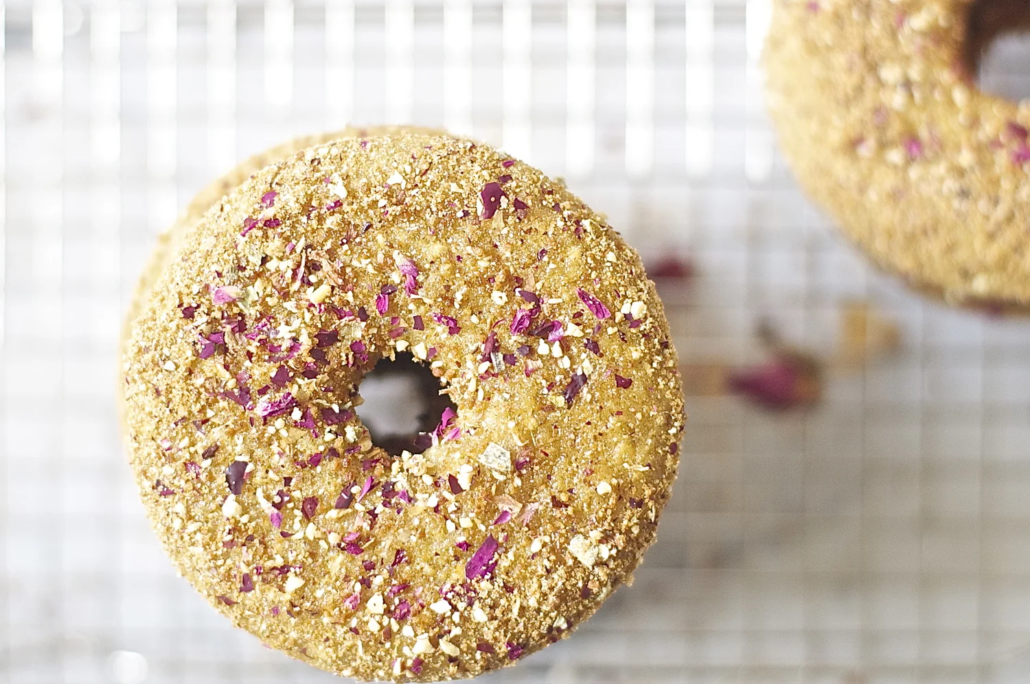 rose sugar doughnuts