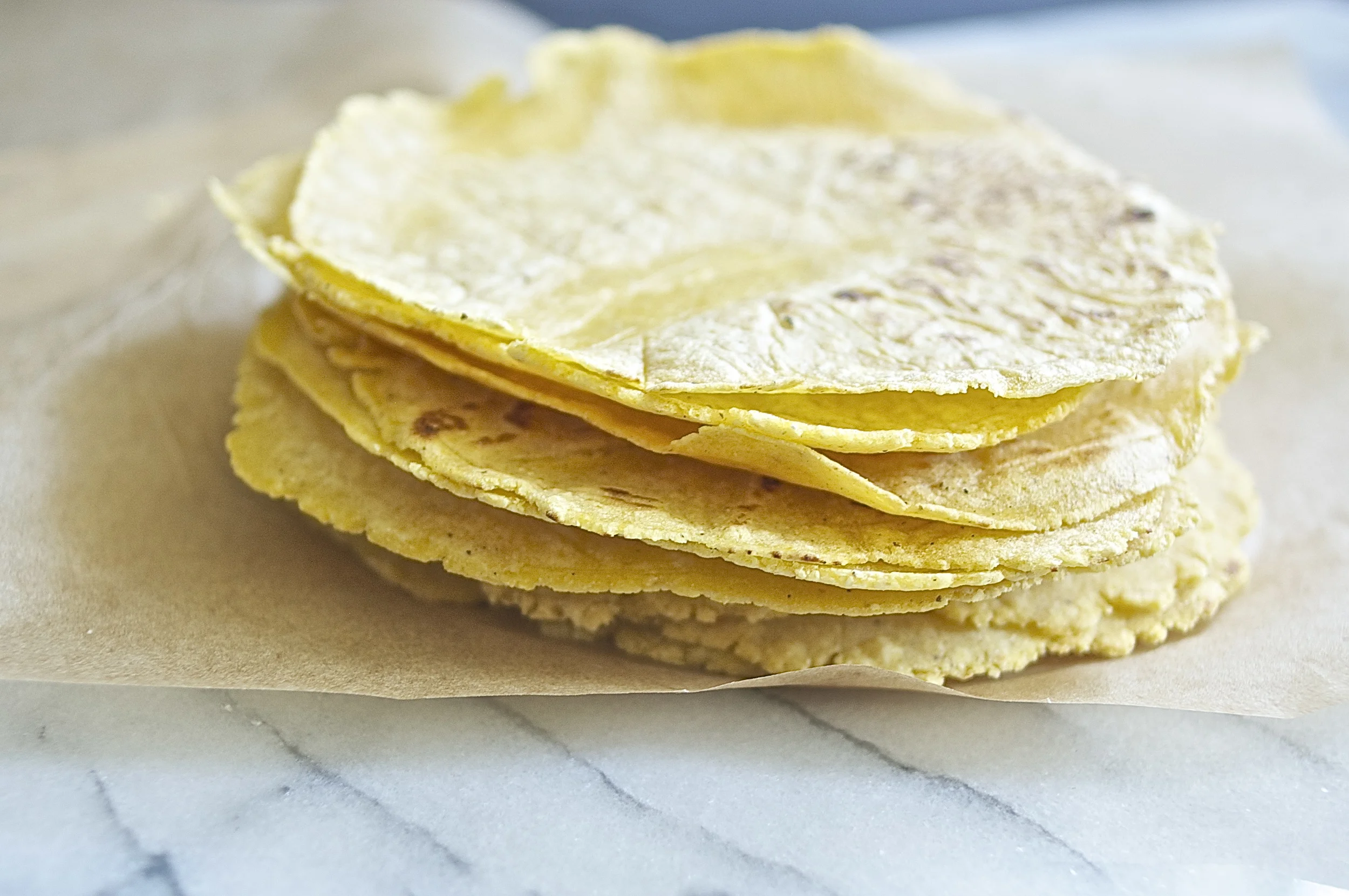 homemade corn tortillas