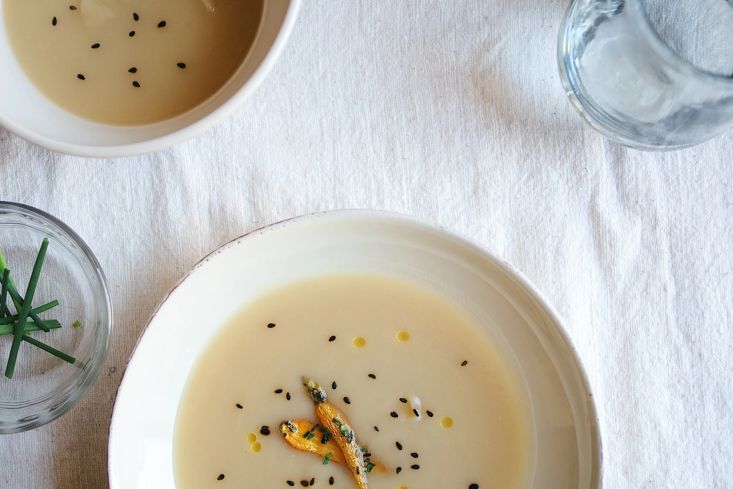 misoyam soup w/ sesame roasted carrots — dolly and oatmeal