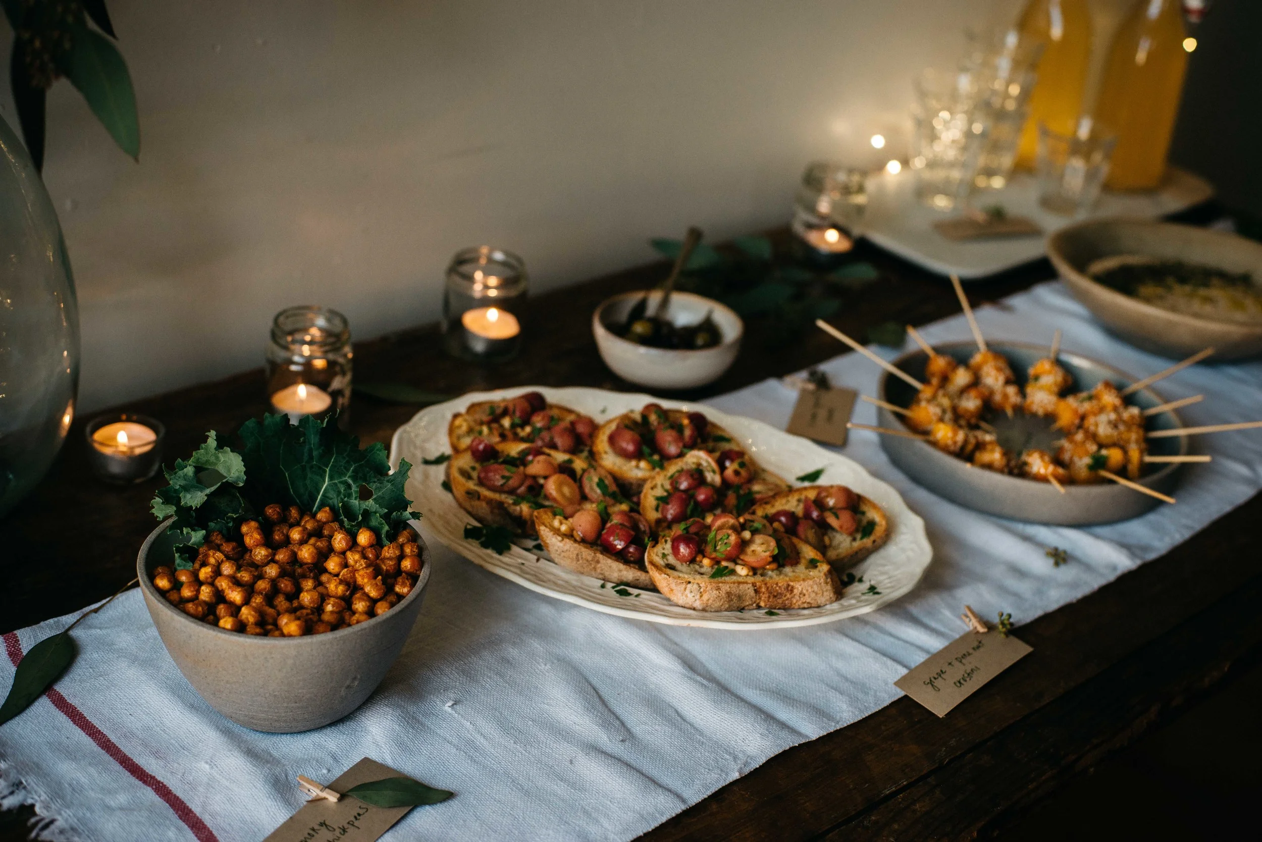 weeknight holiday party for gardenista | dolly and oatmeal