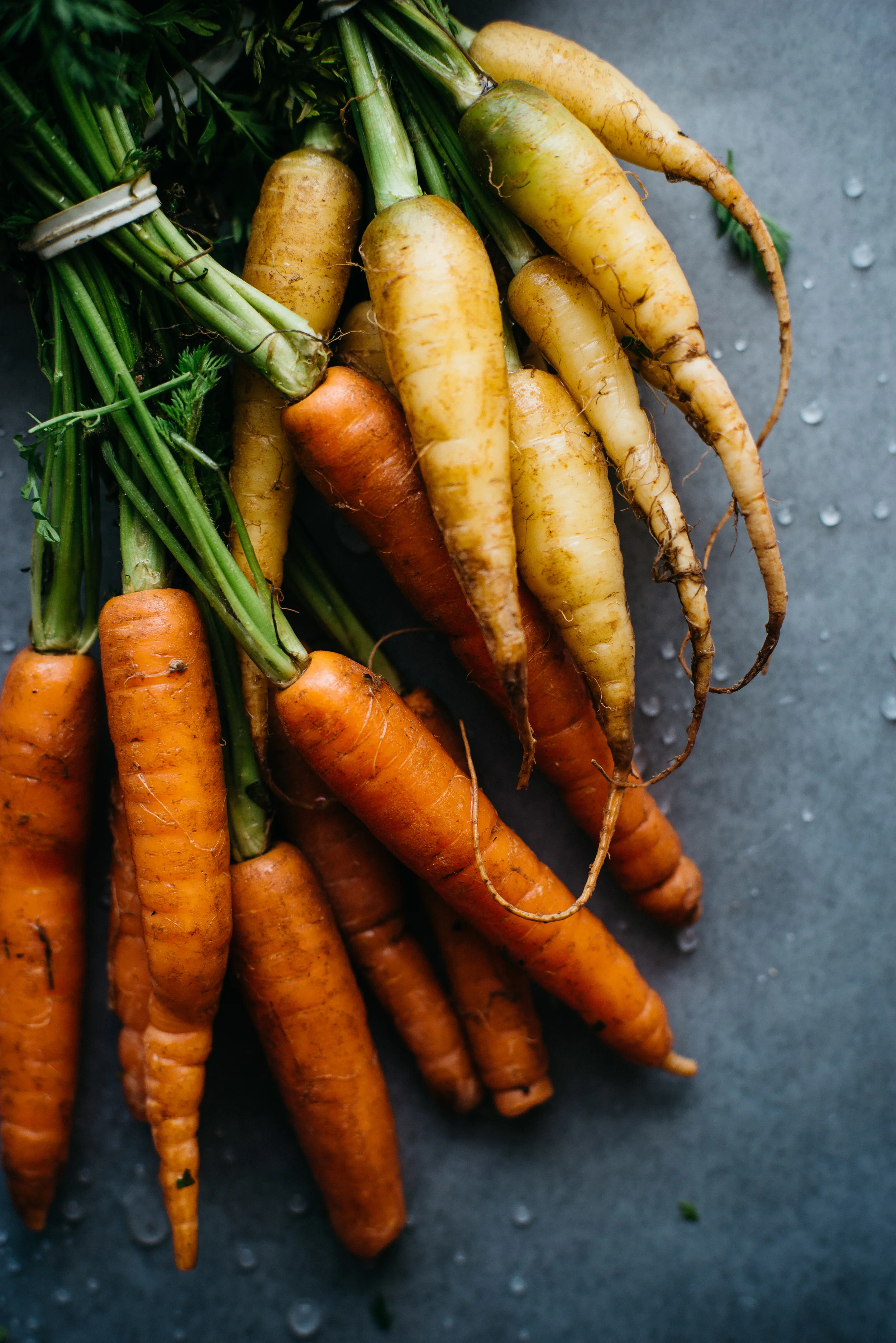 fennel roasted carrot + shallot salad w/ shaved apple | dolly and oatmeal