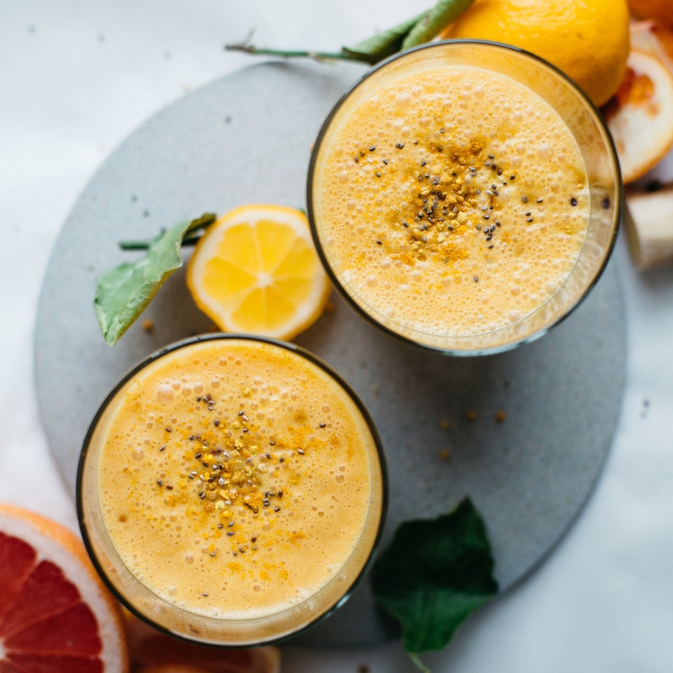 coconut citrus sunshine smoothie