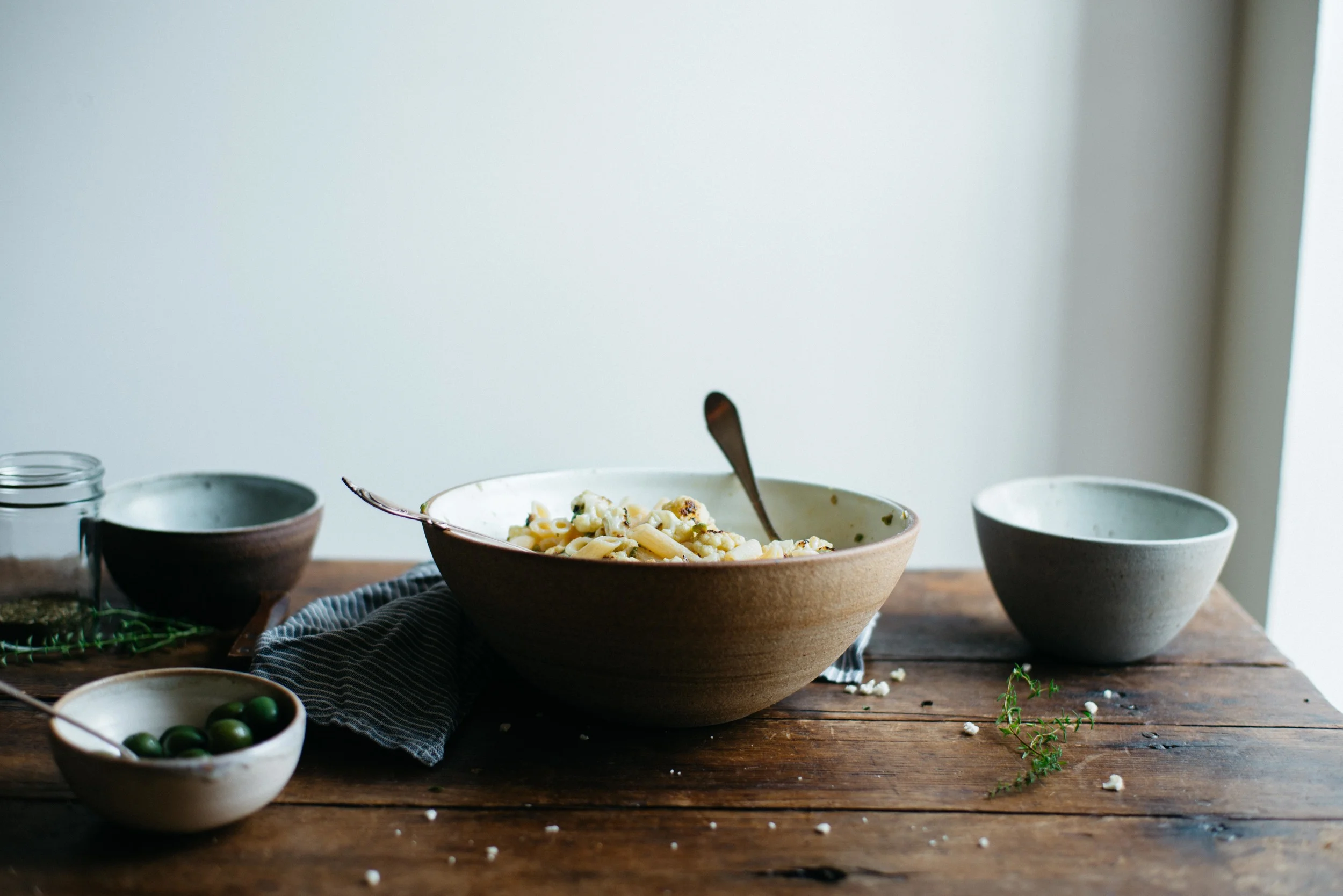 heidi's cauliflower pasta | dolly and oatmeal