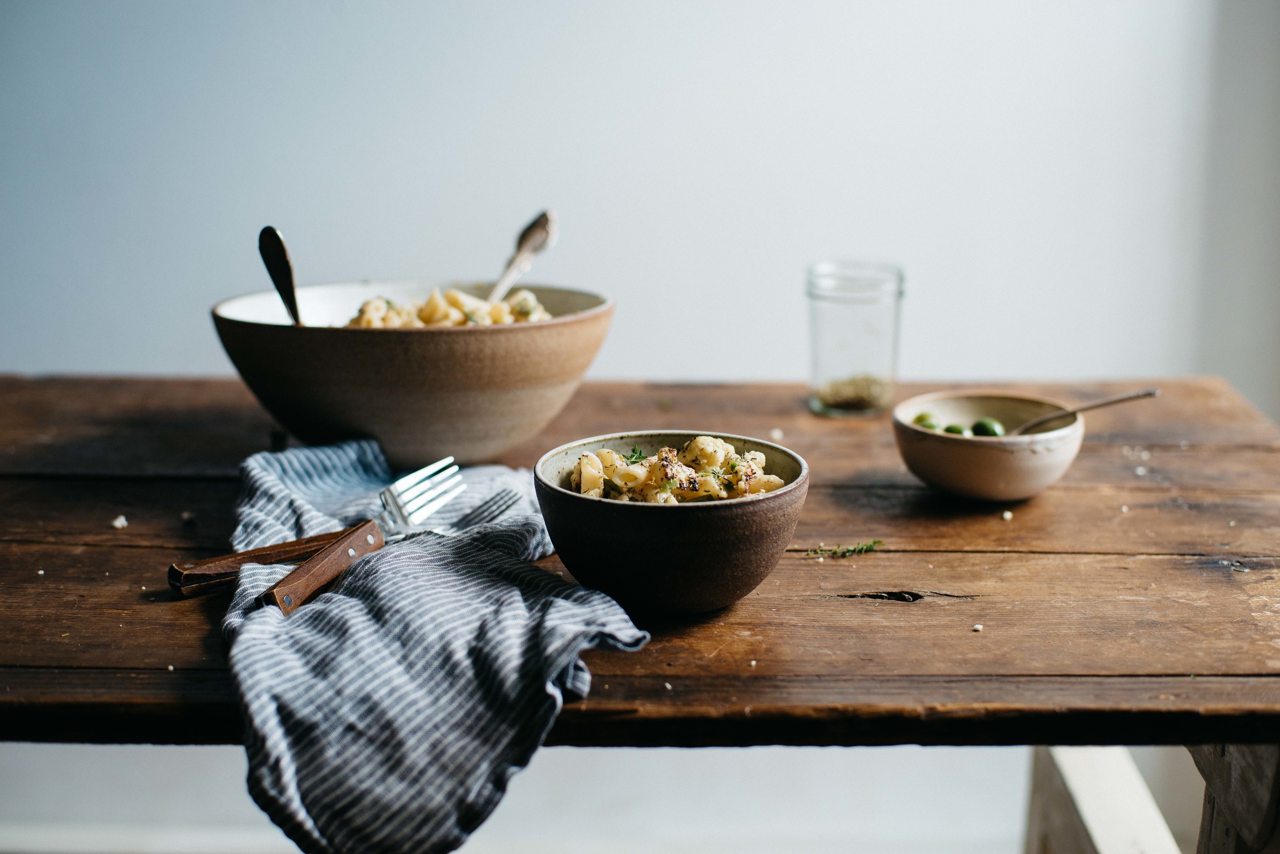 heidi's cauliflower pasta | dolly and oatmeal