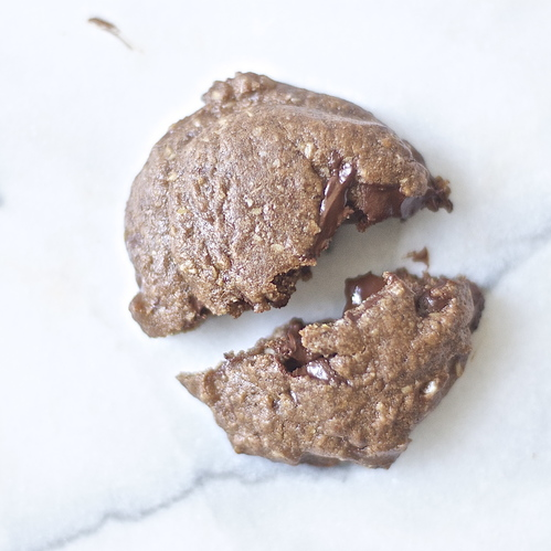 almond butter mocha chip cookies
