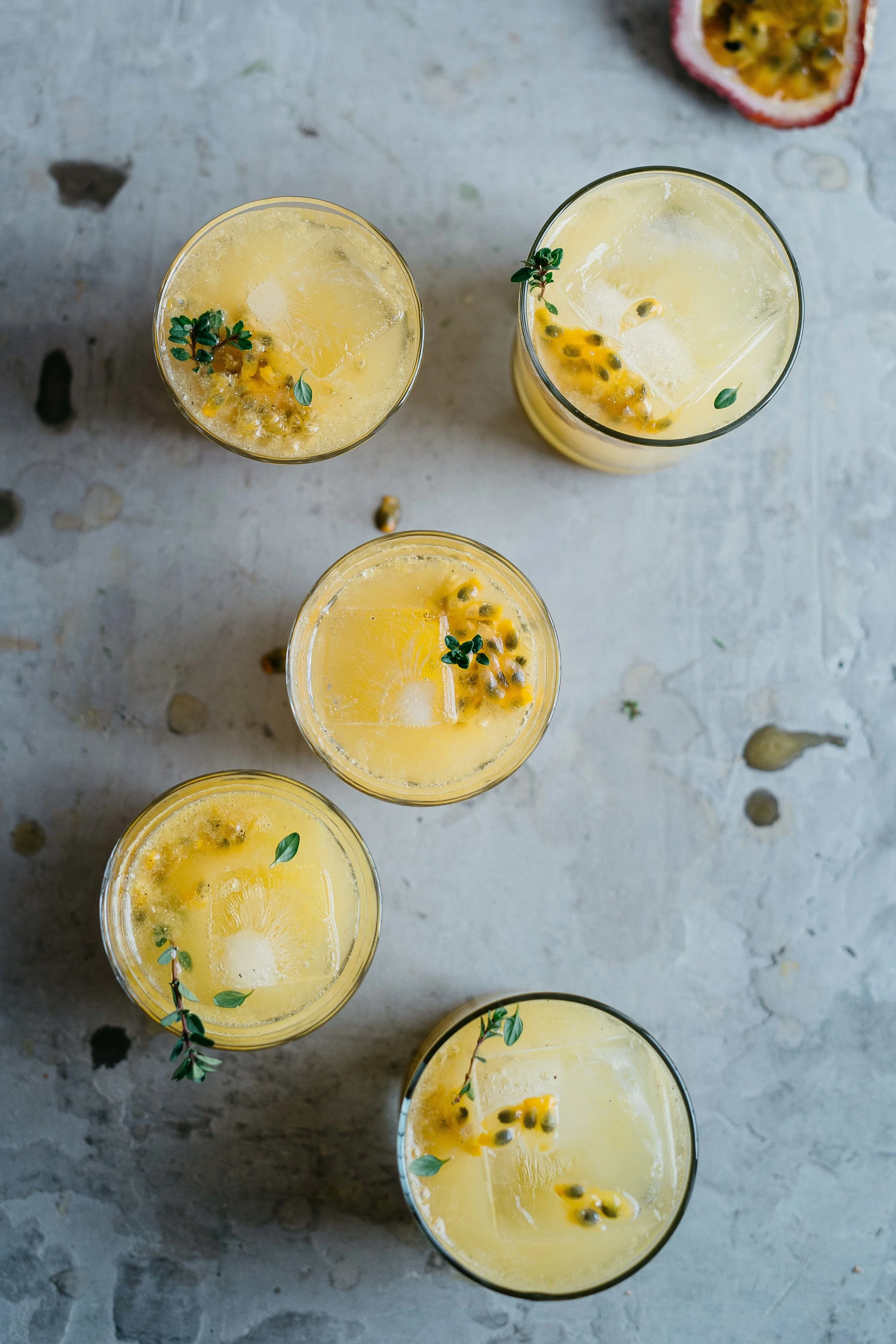 passion fruit + lemon-ginger fresca | dolly and oatmeal