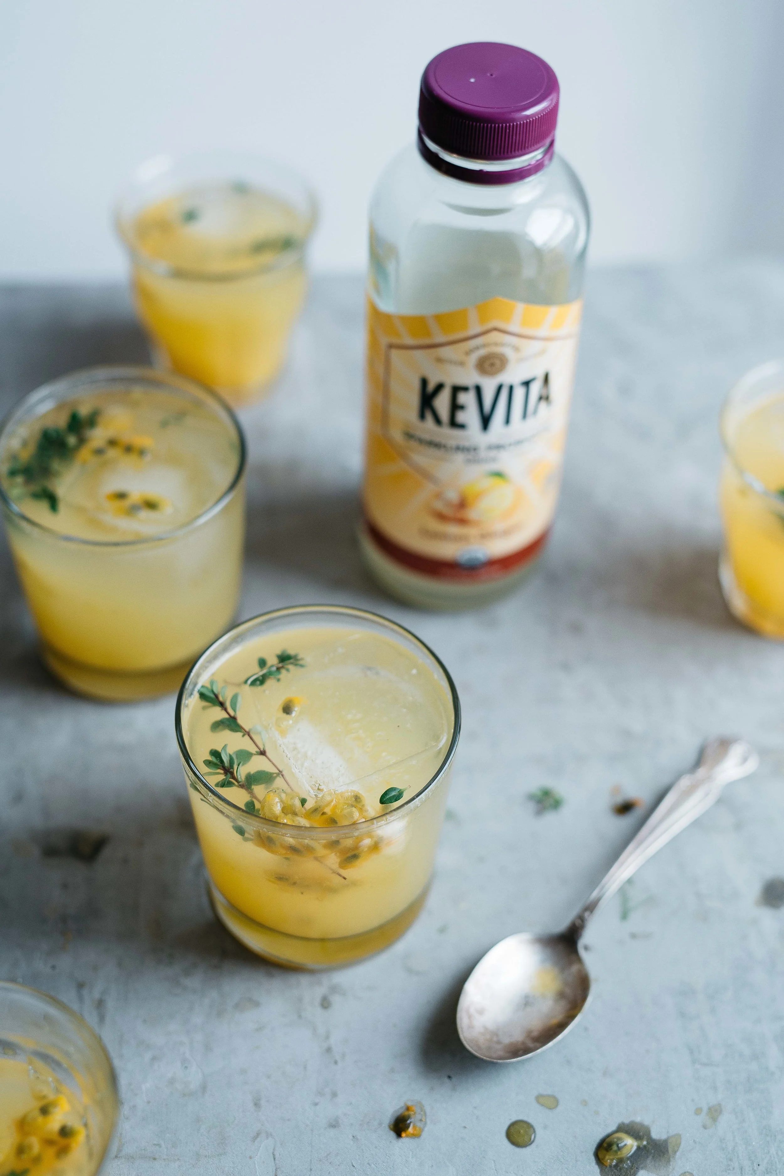 passion fruit + lemon-ginger fresca | dolly and oatmeal