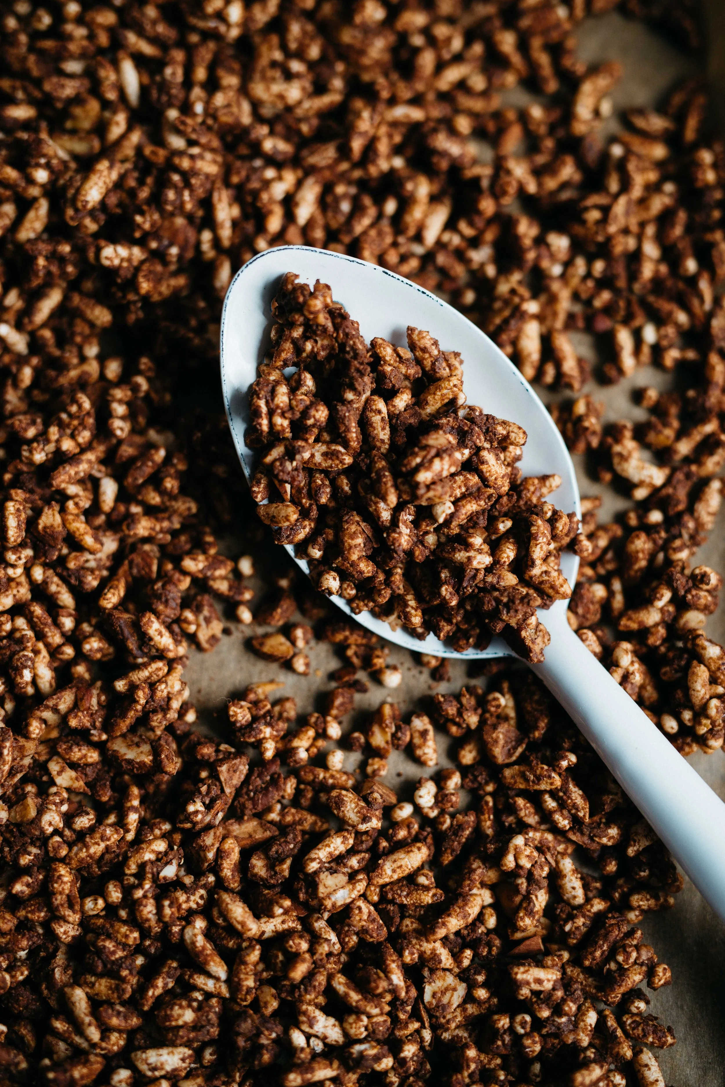 Maca Cacao Puff Cereal | dolly and oatmeal #vegan