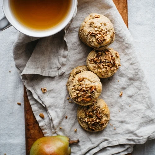 mini granola &amp; pear scones