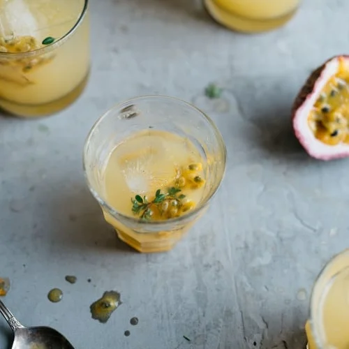 passion fruit &amp; lemon-ginger fresca
