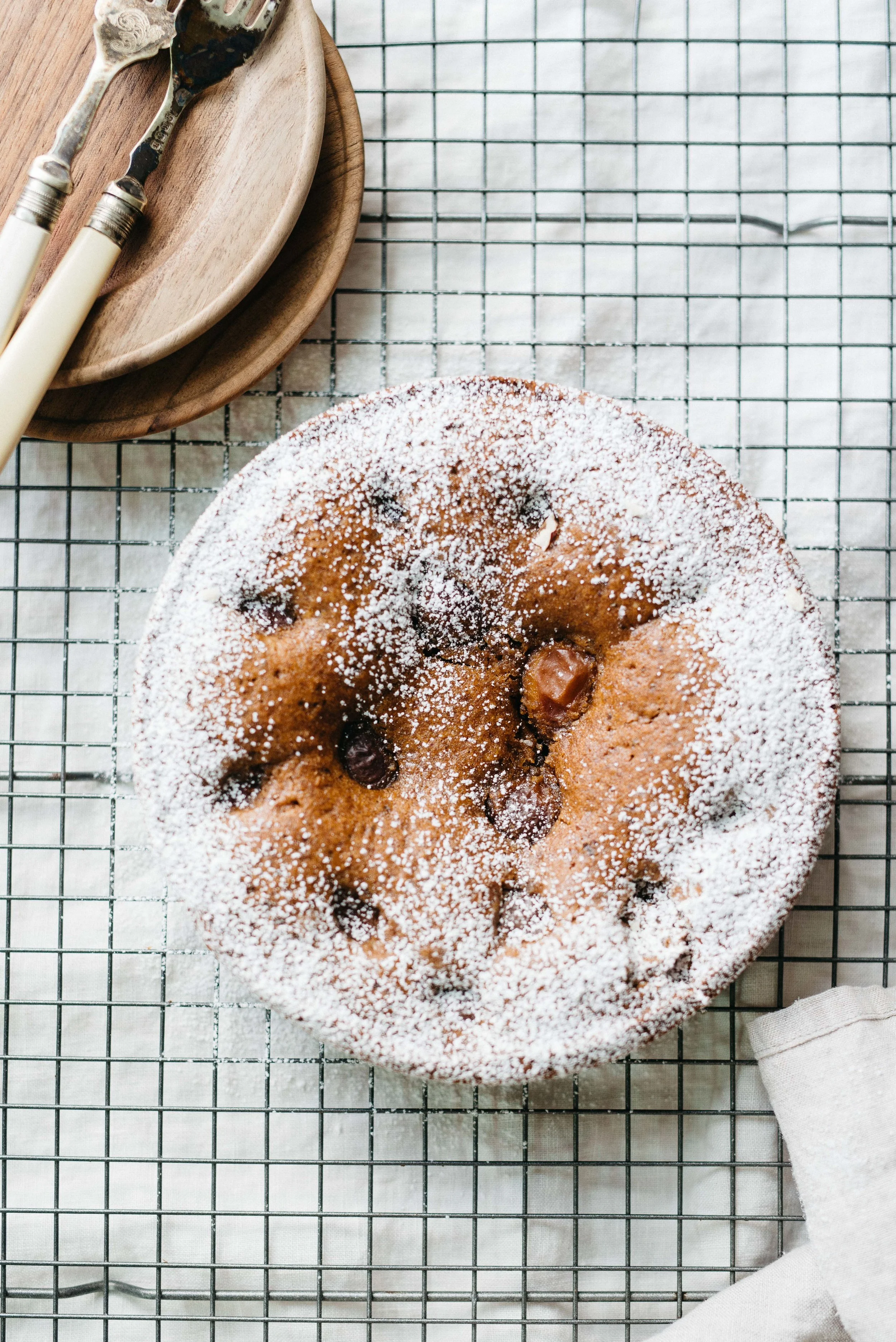 A Simple Plum & Hazelnut Torte | dolly and oatmeal