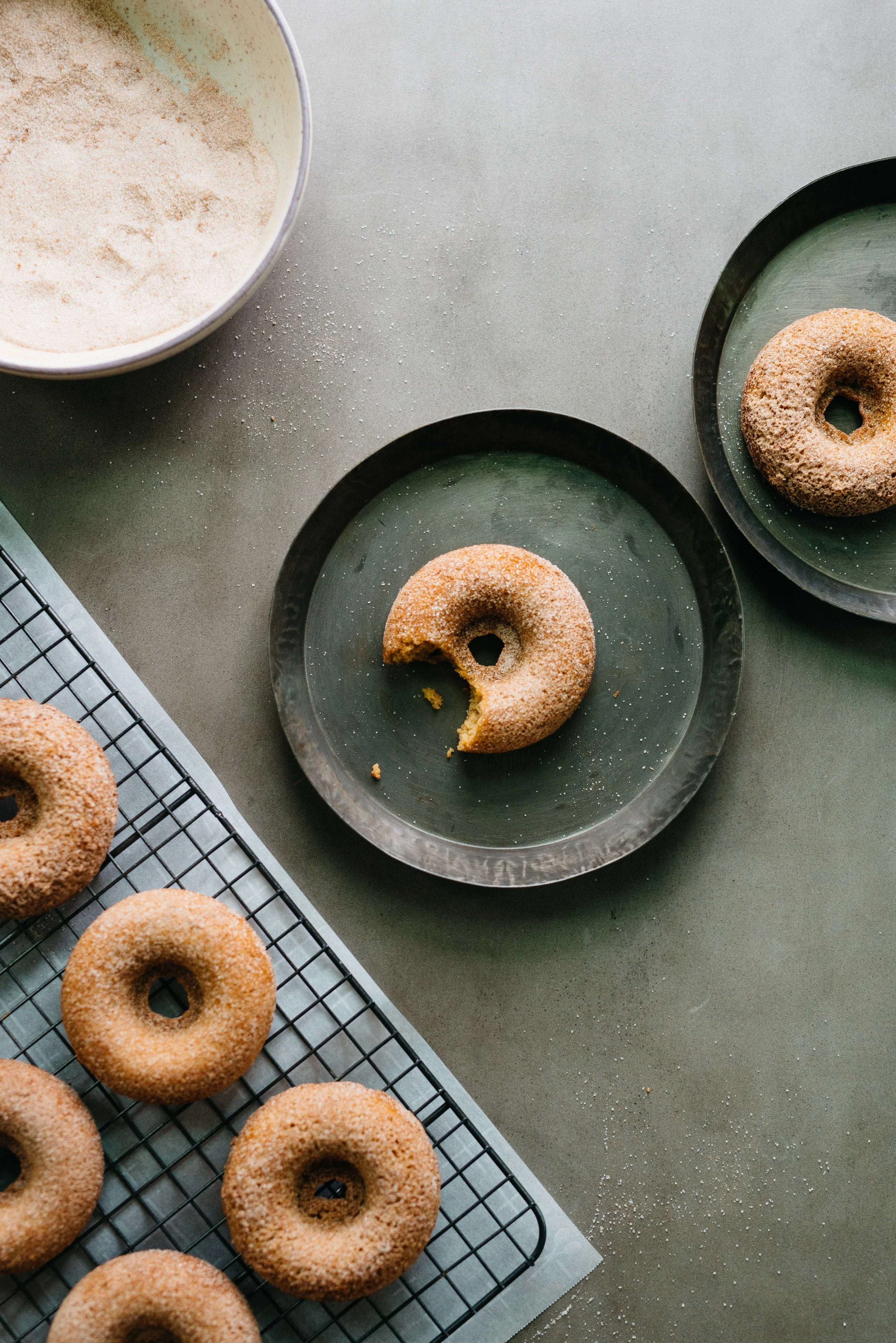 Apple Cider Donuts (grain-dairy-refined sugar-free) | dolly and oatmeal