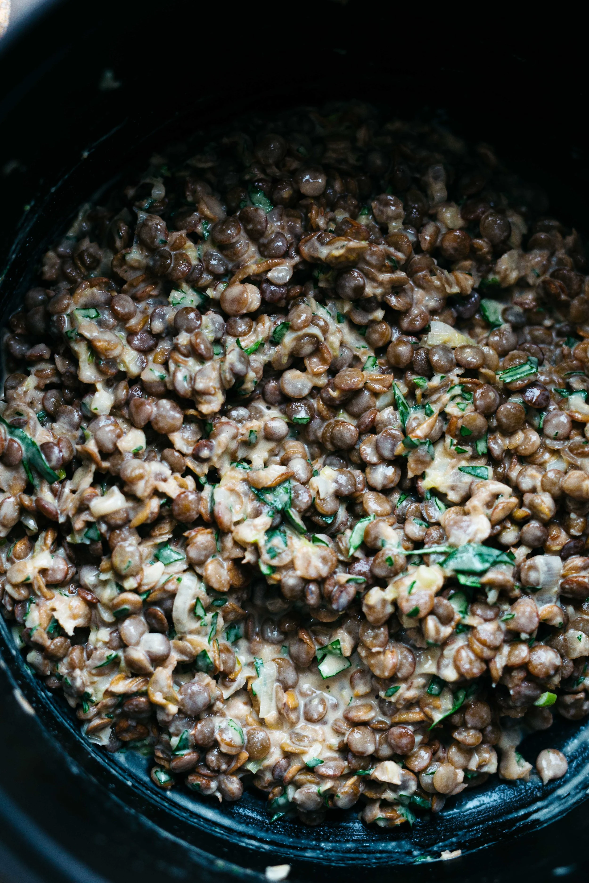 Spicy Broccoli Bowl w/ Creamy Ginger Lentils | Dolly and Oatmeal