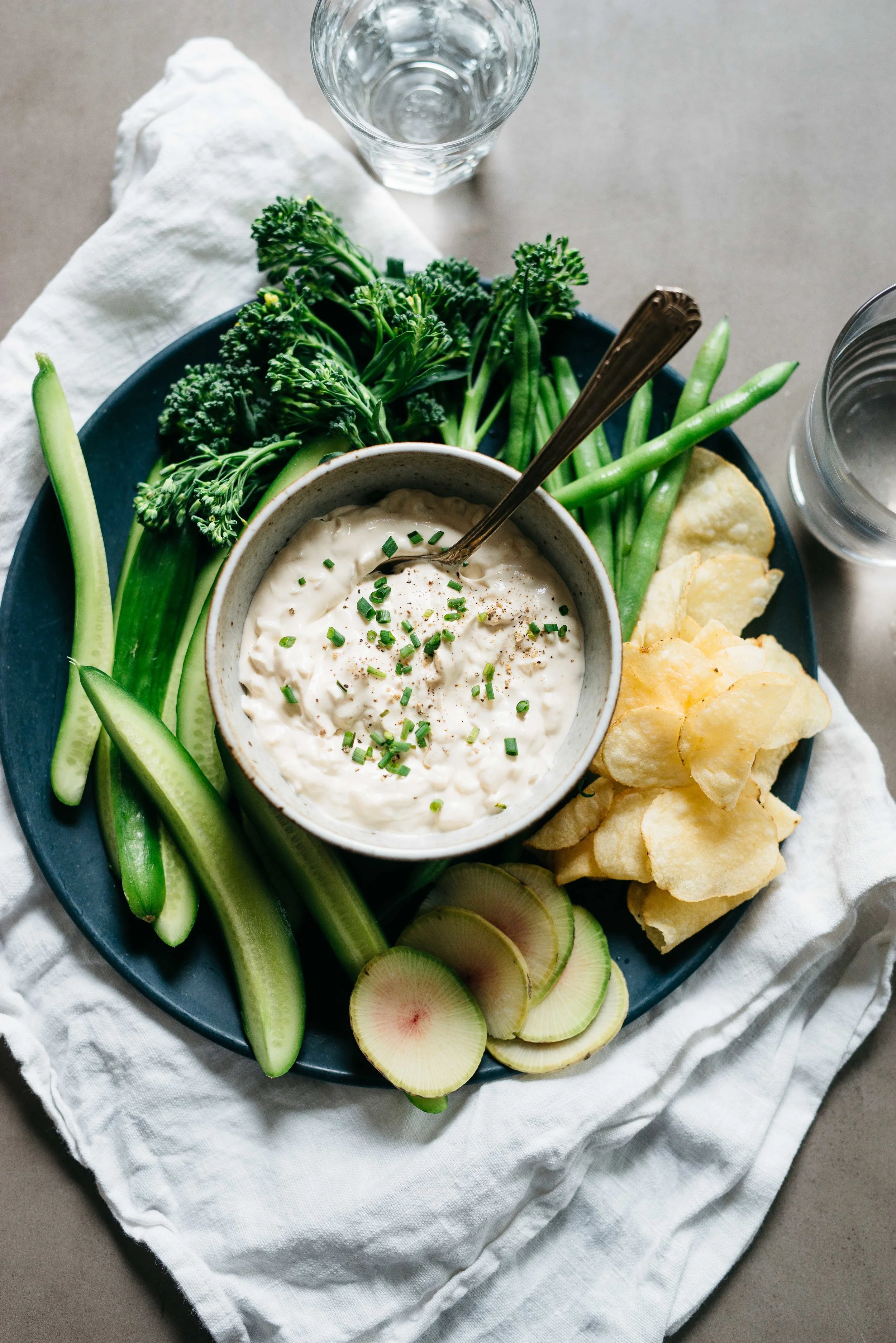 A Spring Onion Dip! | Dolly and Oatmeal