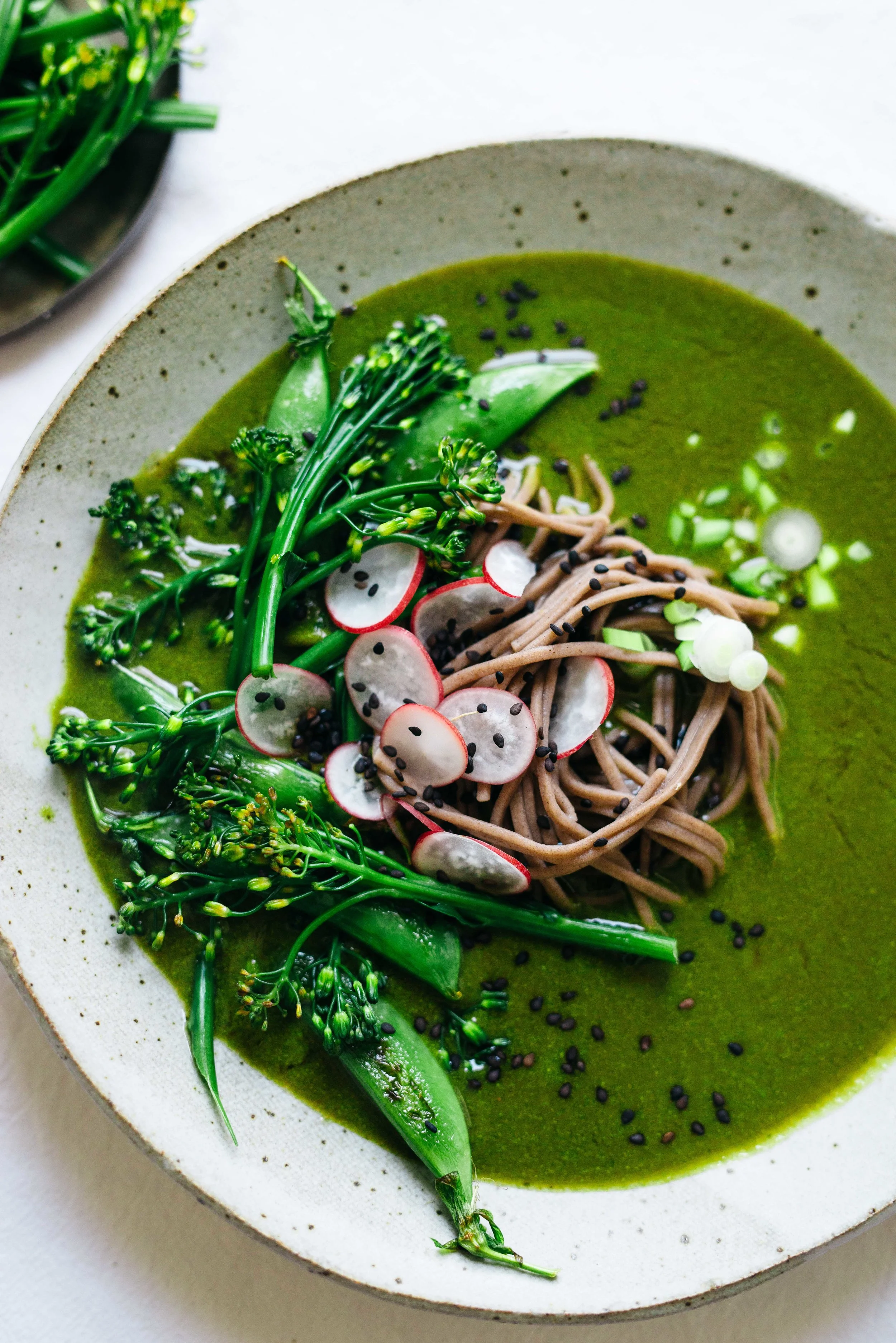 Spring Green Broth w/ Soba Noodles | Dolly and Oatmeal