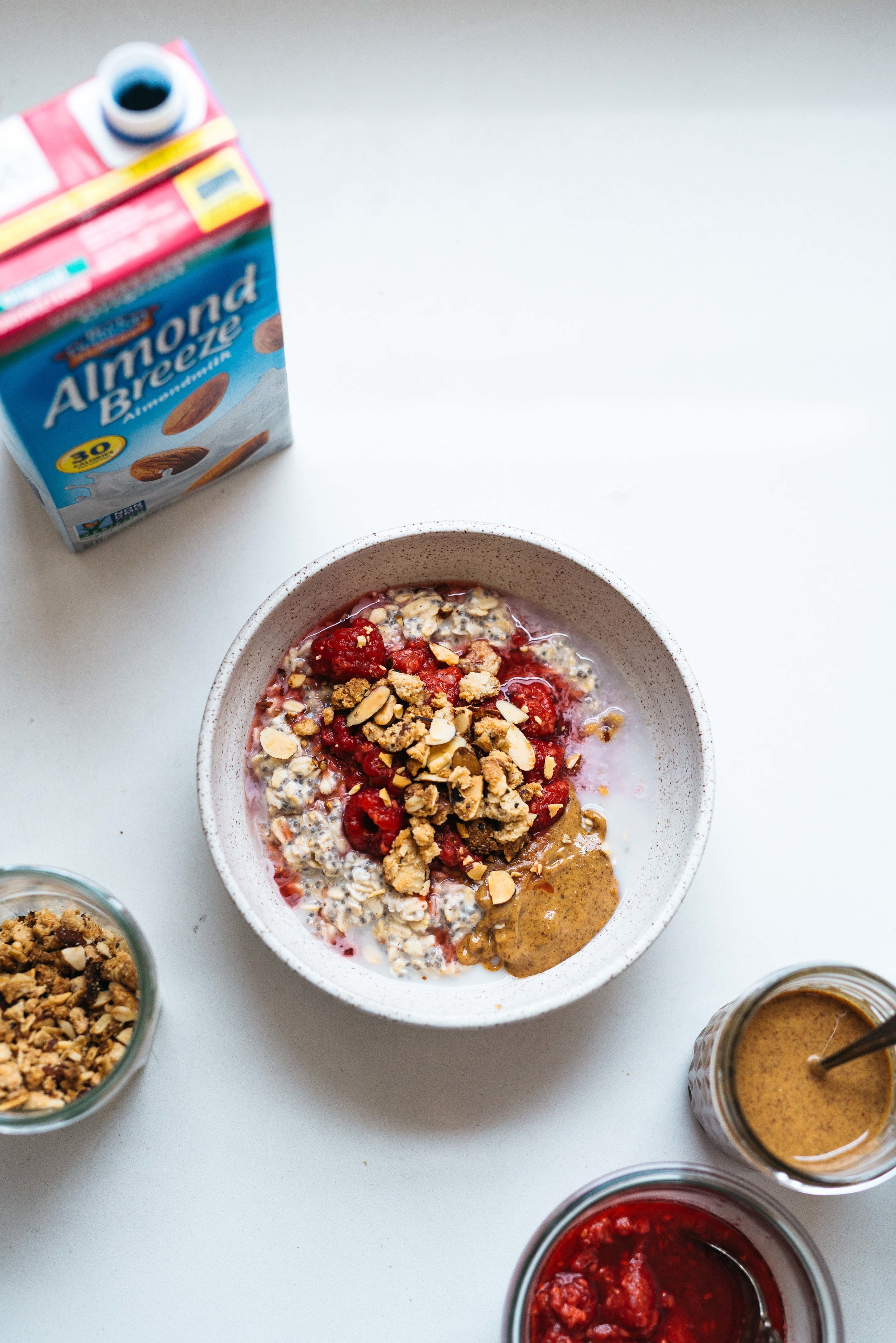 Raspberry Crumble Overnight Chia Oats (& A Giveaway!) — dolly and oatmeal