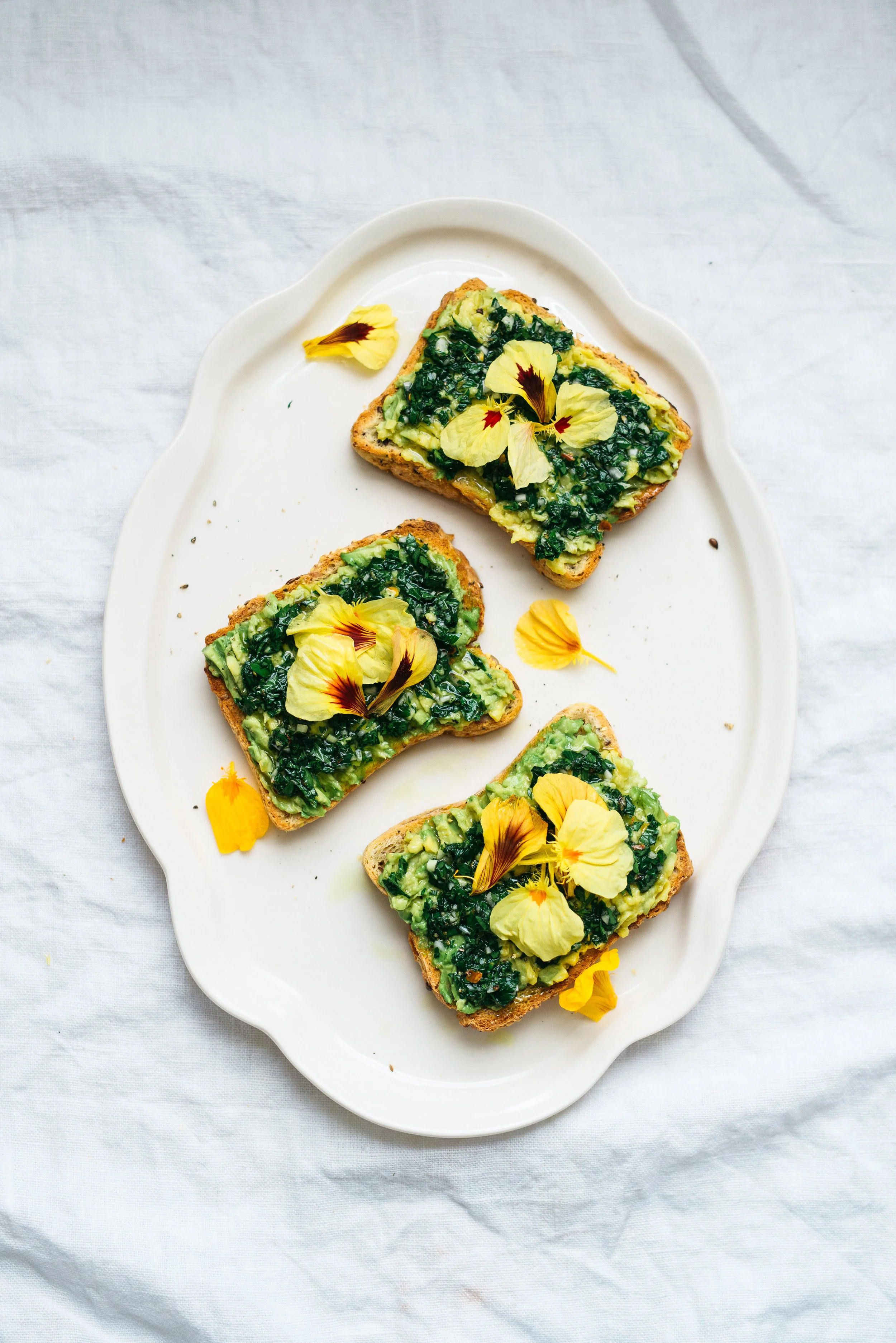 Chimichurri Avocado Toast | Dolly and Oatmeal