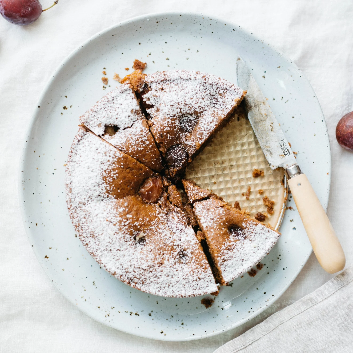 PLUM & HAZELNUT TORTE