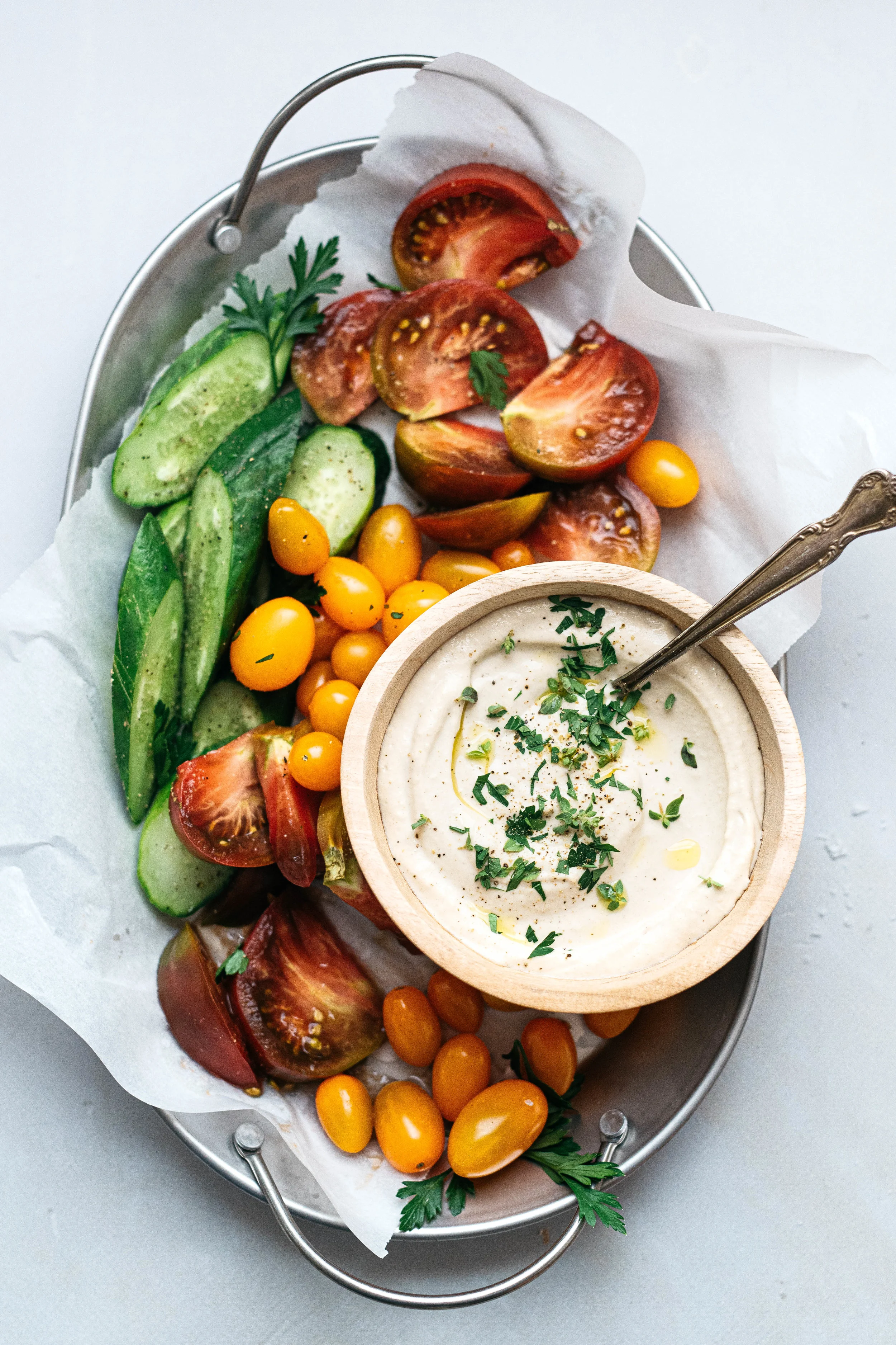 WHIPPED TAHINI SAUCE | dolly and oatmeal