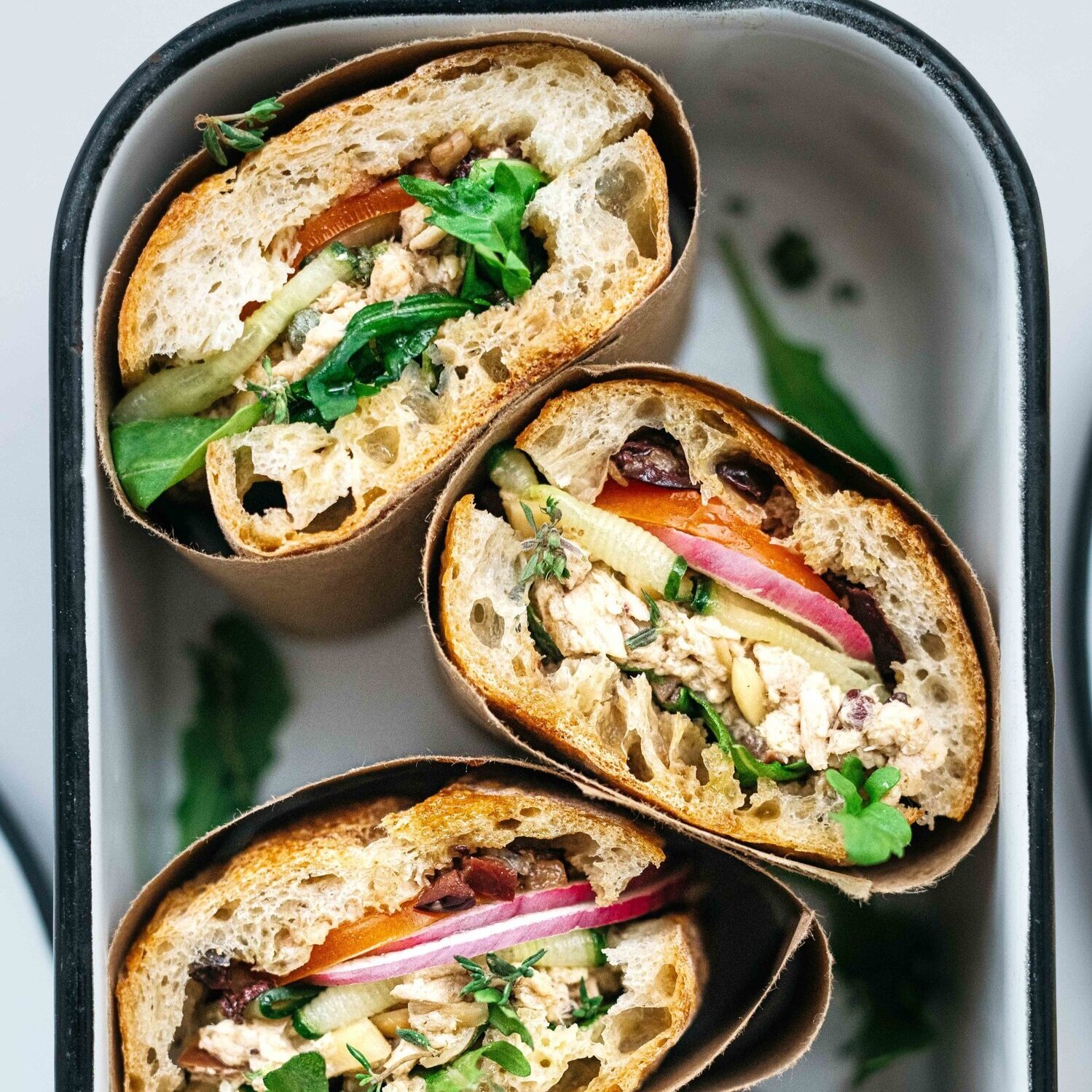 nicoise sandwiches