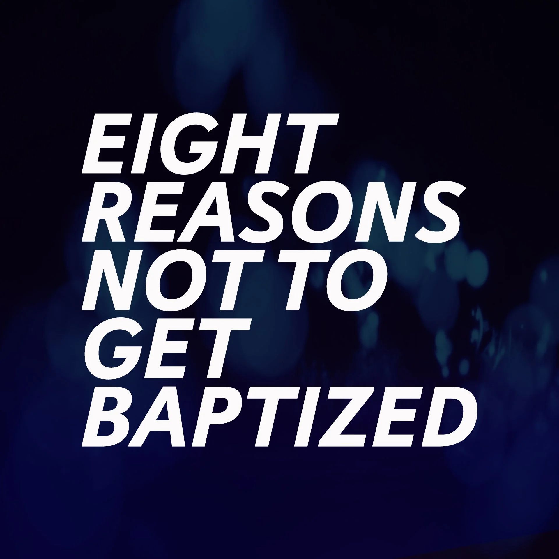 Should I Get Baptized By Immersion?