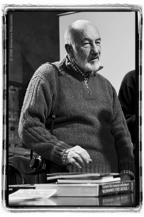 Gianni Berengo Gardin a Villata (VC) in occasione di una sua retrospettiva