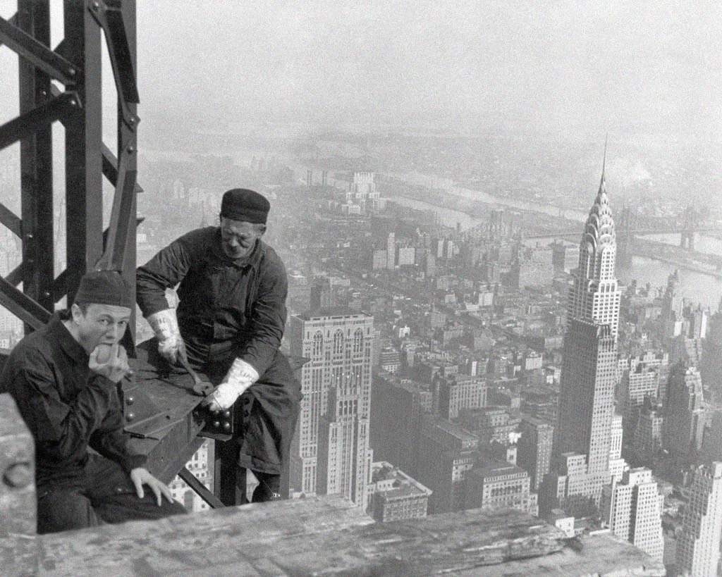#TBT to when I helped build the Empire State Building