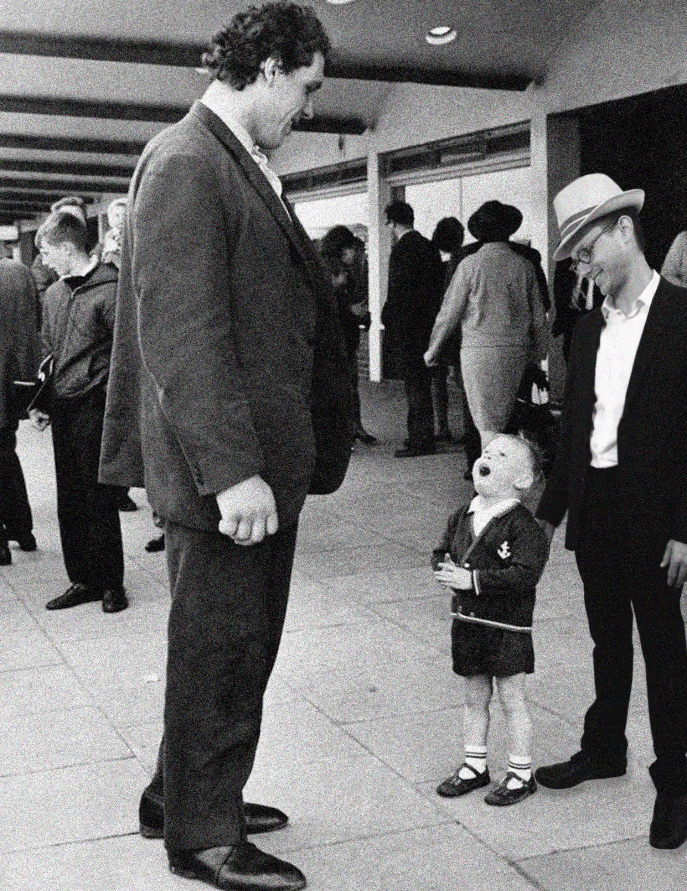 #TBT to the time my son met Andre the Giant