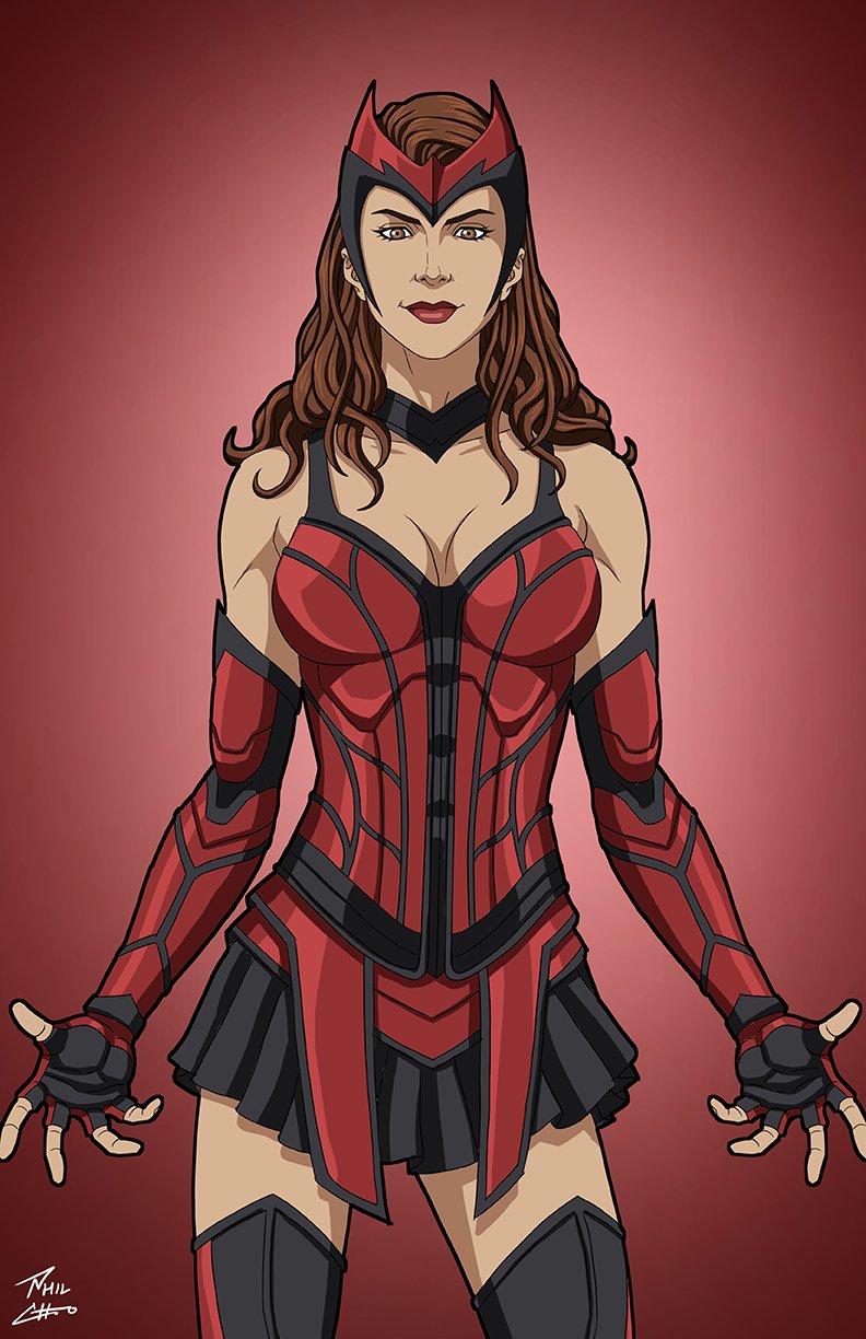 Scarlet Witch (Earth-27M) commission — Phil Cho