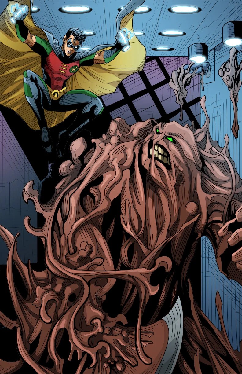 Robin vs. Clayface