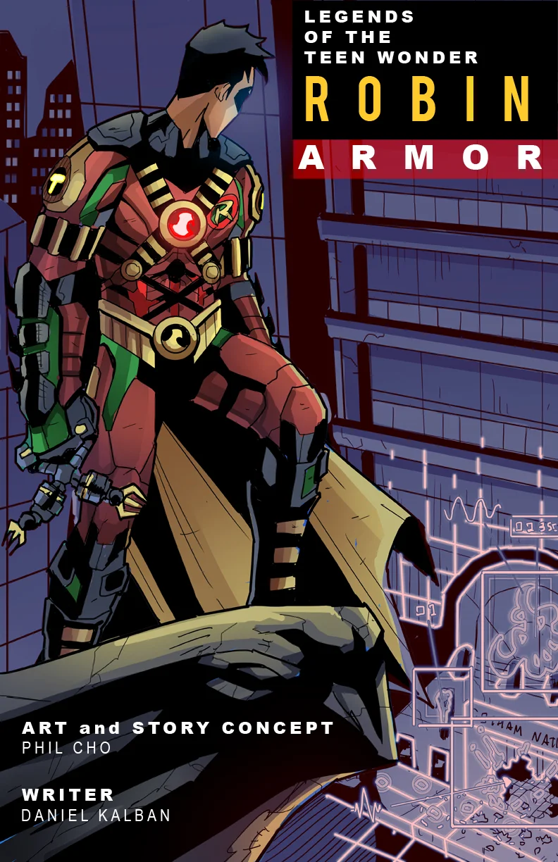 Legends of the Teen Wonder: Robin - Armor Cover