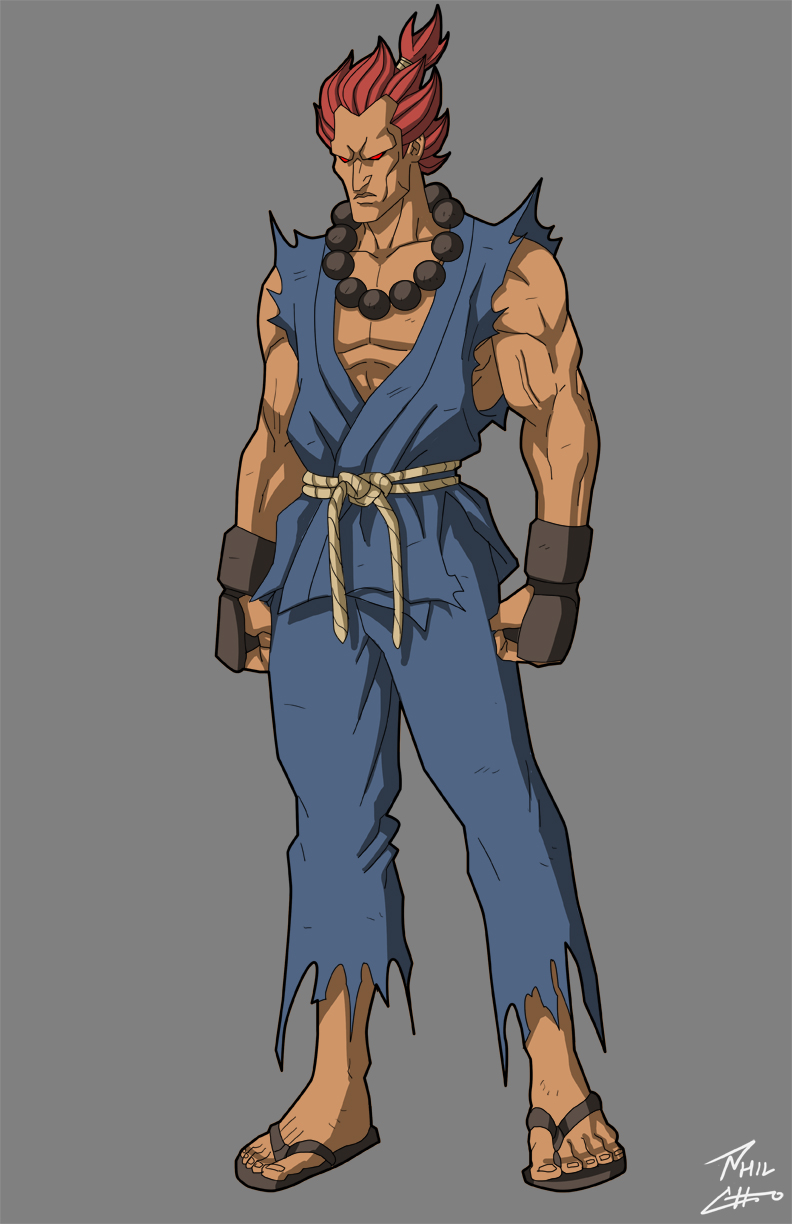 based on Joey Ansah as Akuma/Gouki in "Street Fighter: Assassin's Fist"