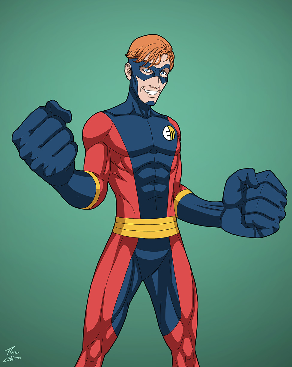 Elastic Man (Earth27) commission — Phil Cho