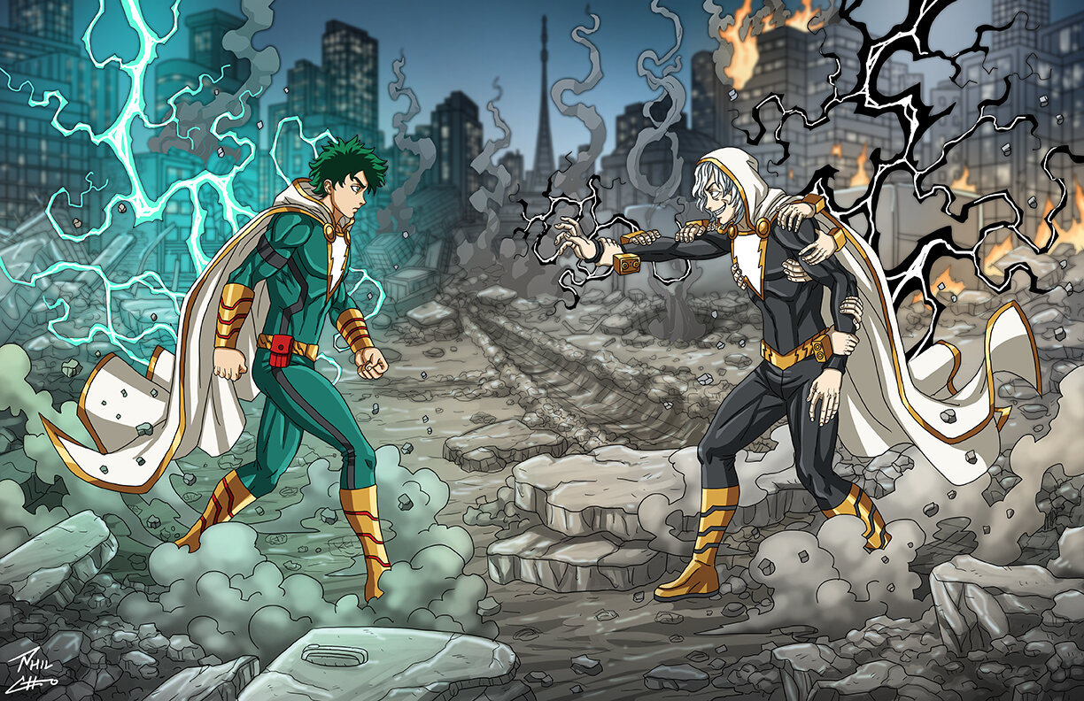 Izuku (Shazam) v Shigaraki (Black Adam)