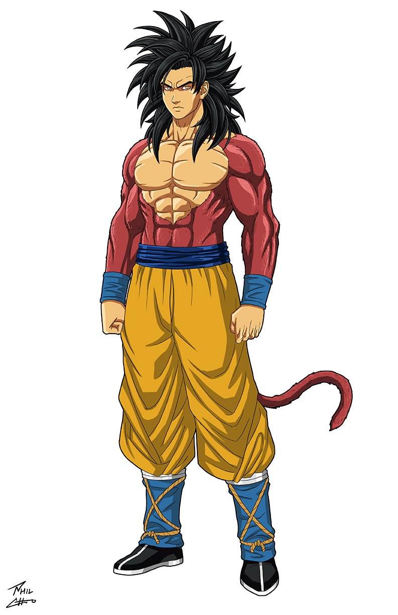 Como Desenhar o Goku SSJ4 Fácil- Passo a Passo 