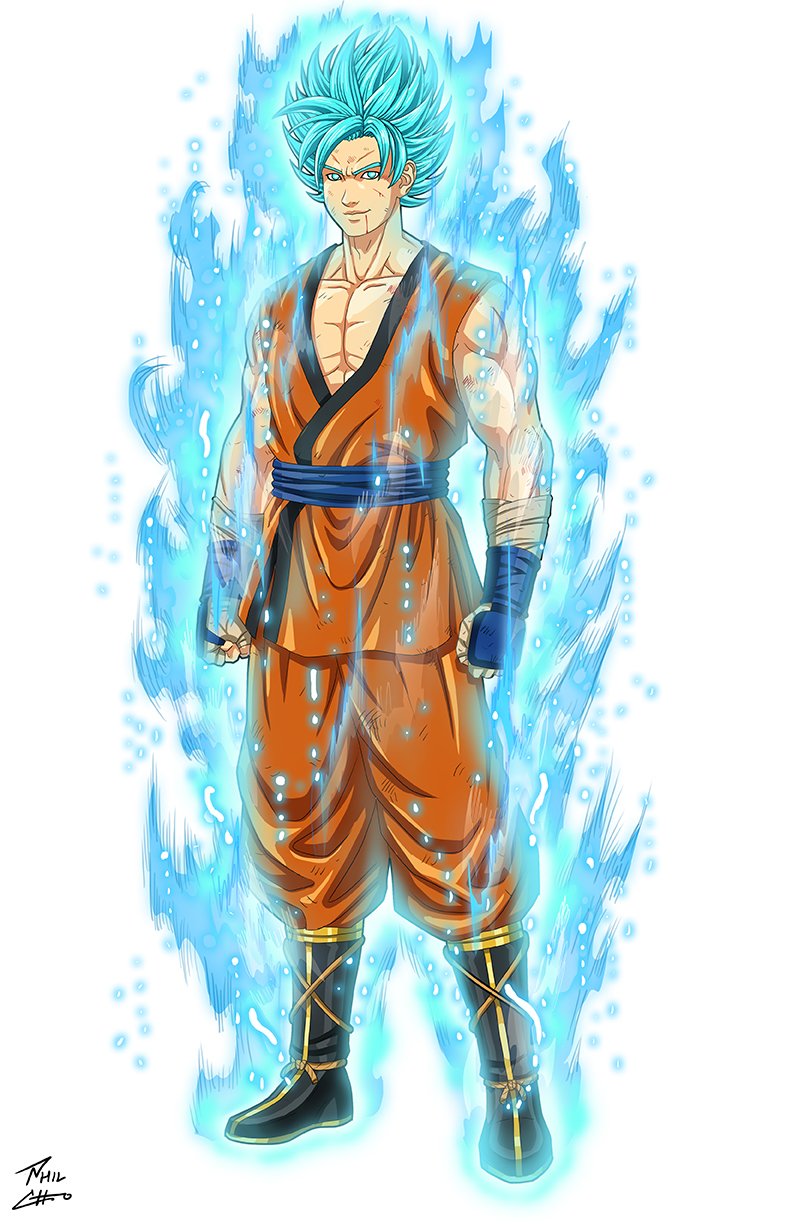 Super Saiyan Blue Goku (Illustration)