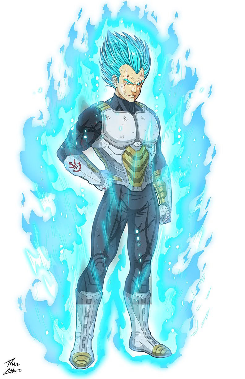 Vegueta Super Saiyajin Blue Evolution