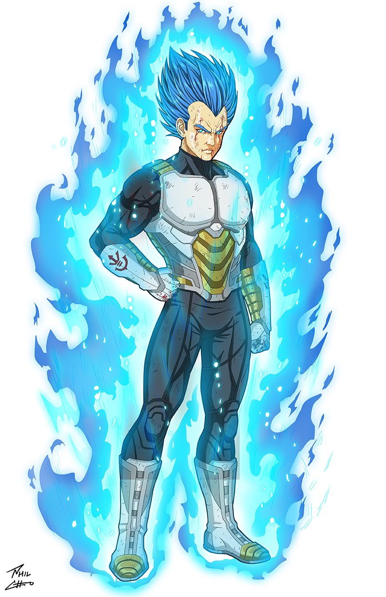 Super Saiyan Blue Evolved Vegeta (DBU) — Phil Cho, super saiyan blue 