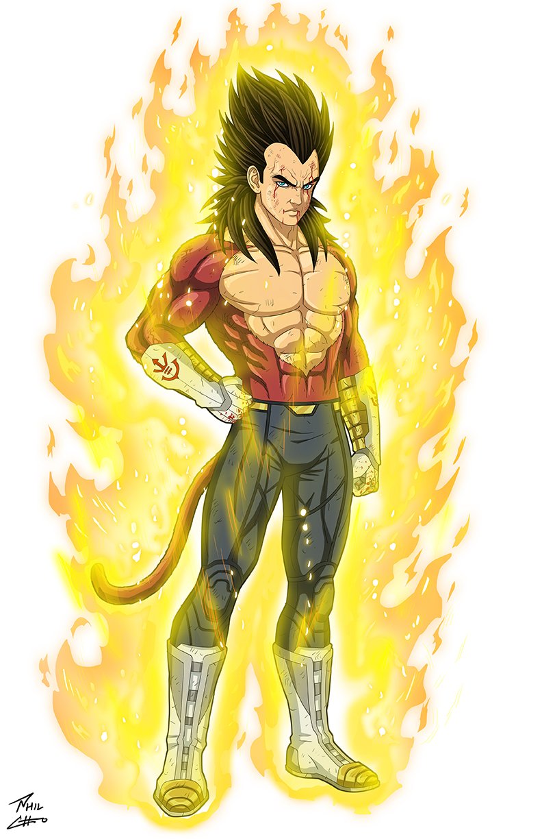 Hiro(Commissions open) on X: Baby Vegeta Super Saiyajin 4