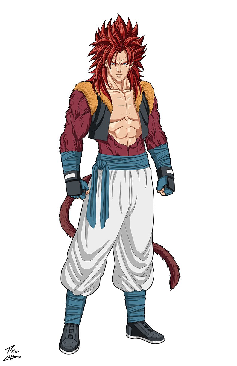 View Fullsize Gogeta Image - Super Saiyan 4 Gogeta Png