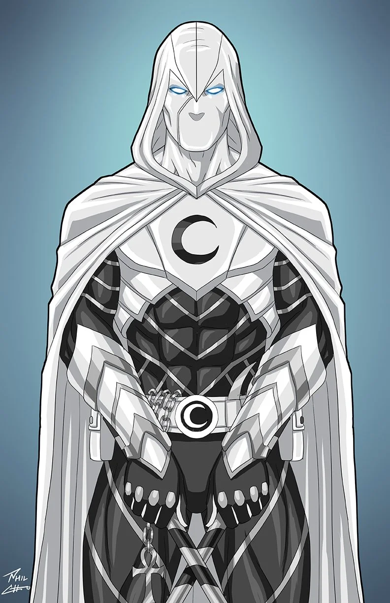 Moon Knight (Earth-27M) commission — Phil Cho