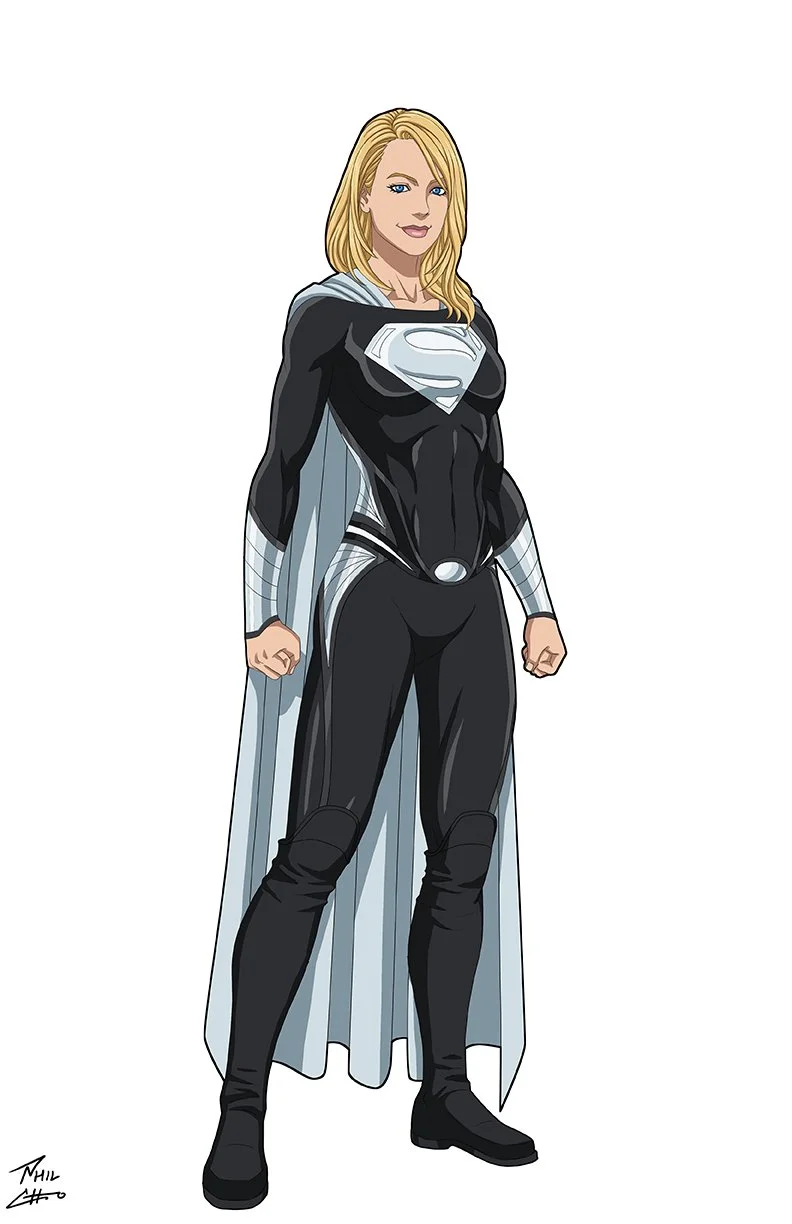 Supergirl Black and Silver commission — Phil Cho