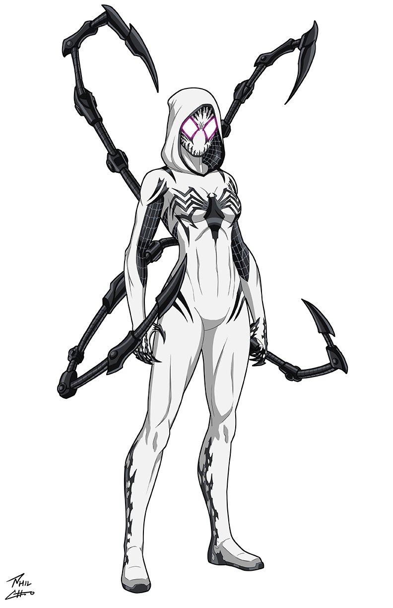 Anti-Venom Spider-Gwen commission — Phil Cho