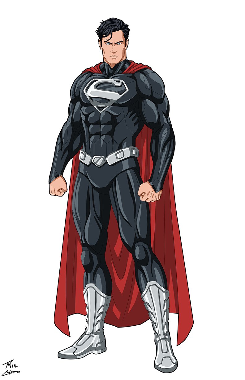 Superman (Black Suit) : Toys From the Past