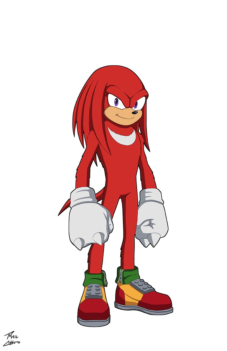Knuckles the Echidna commission — Phil Cho